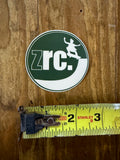 ZRC classic logo circle sticker