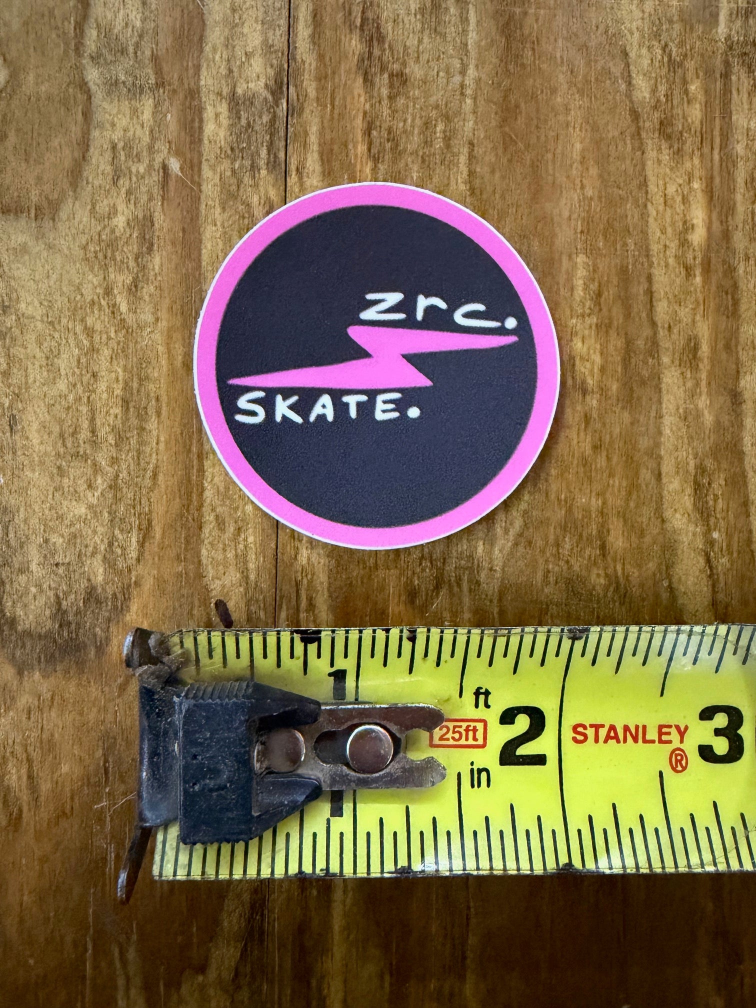 Lightning Bolt Small Circle Sticker